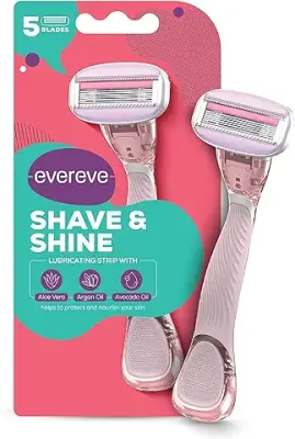 10. Evereve Shave & Shine 5 blade Razor for women