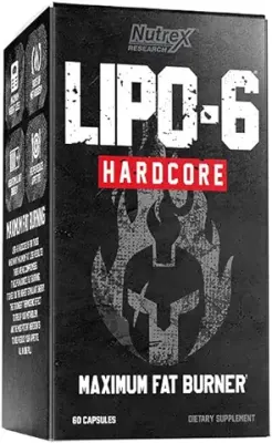 10. Nutrex Research Lipo6 Hardcore Fat Burner Supplement Burning Fat Without Losing Muscle on Diet and Exercise Alone