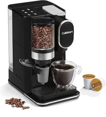 15. Cuisinart Single Serve Coffee Maker + Coffee Grinder