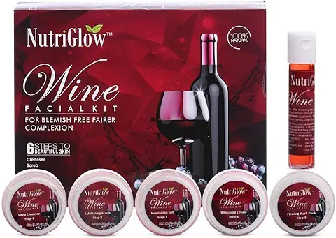 5. NutriGlow Wine Facial Kit