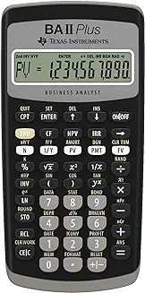 9. Texas Instruments BA II Plus Financial Calculator