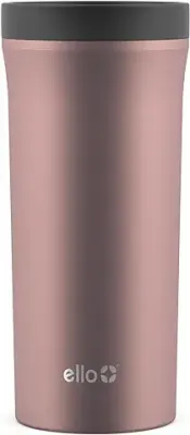 14. Ello Arabica 14oz Vacuum Insulated Stainless Steel Powder Coat Coffee Travel Mug with Leak-Proof Slider Lid, Keeps Hot for 5 Hours, Perfect for Coffee or Tea, BPA-Free Tumbler