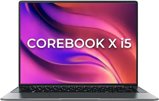 13. Chuwi CoreBook X i5 14" Laptop, 16GB RAM 512GB SSD, Windows 11, Intel Core i5-1035G1 (Upto 3.6GHz), WiFi 6, USB3.2, Backlit Keyboard, Webcam, Bluetooth 5.2, HDMI Port, 46.2 Wh, 1.4kg (Gray)