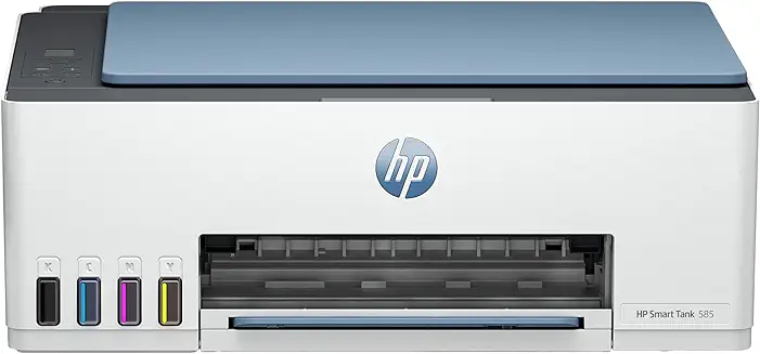 6. HP Smart Tank 585 All-in-one WiFi Colour Printer (Upto 6000 Black and 6000 Colour Pages Included in The Box). - Print, Scan & Copy for Office/Home