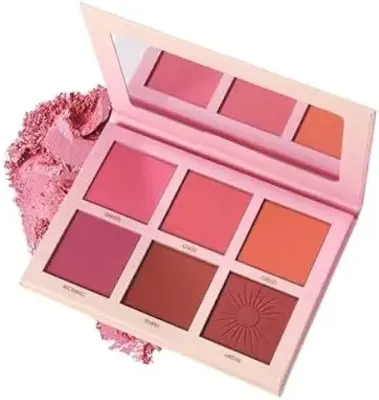 10. Huda Crush Beauty Touch Blush Palette With Highly Blendable Shades
