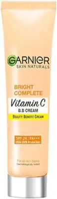2. Garnier Skin Naturals, B.B. Cream, Moisturising & Brightening, Bright Complete Vitamin C, 18 g