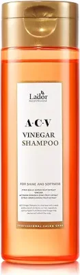 11. LA'DOR Apple Cider Vinegar Clarifying Shampoo - Glossy Shine for Greasy Dandruff Oily Scalp Hair Free of Silicone Paraben Sulfate 5.07 Fl Oz