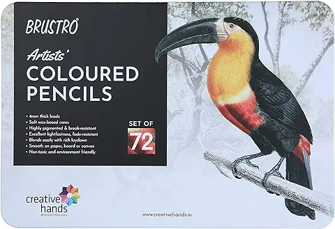 8. BRUSTRO Artists Colour Pencil Set of 72