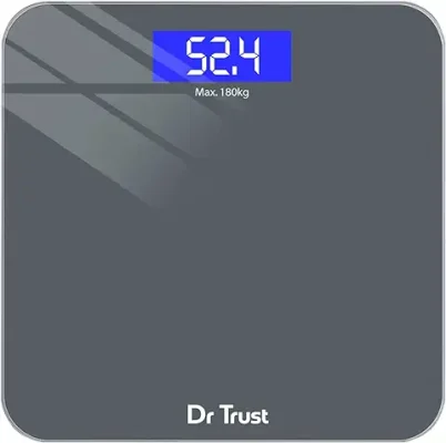 8. Dr Trust (USA) Electronic Platinum Rechargeable Digital Personal Weighing Scale for Human Body.