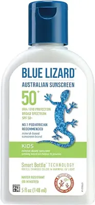 9. BLUE LIZARD Kids Mineral-Based Sunscreen Lotion