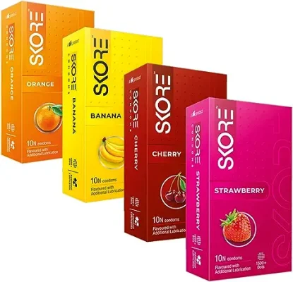 12. Skore Wild Orchard Flavored Condoms