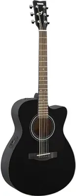 12. Yamaha FSX80C Semi acoustic cutaway guitar (Black)