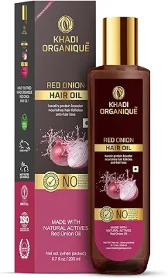 14. Khadi Organique Red Onion Hair Oil