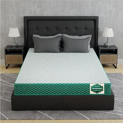 5. SleepyHug AirCell Ortho Dual Comfort Plus Orthopedic Mattress with Reversible Hard & Soft Foam 5 inch Mattress AirCell Tech, Ideal for Single Bed, Back Pain Relief, Tape-Edge Cover, (72x36x5)