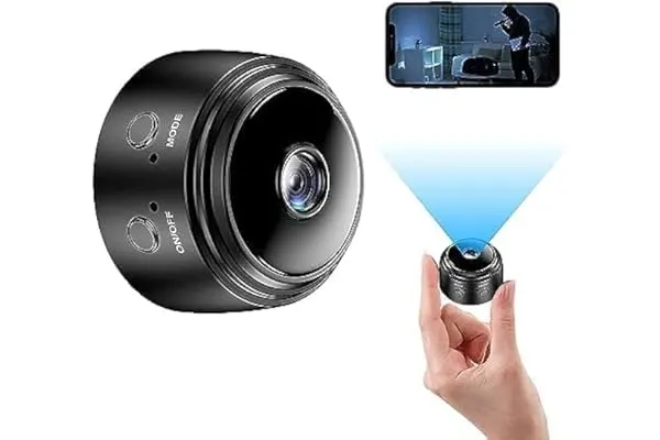 1. Cu-Tech 360 WiFi CCTV Security Camera for Home Outdoor High HD Focus Spy Magnet Mini Spy WiFi Magnetic Live Stream Night Vision IP Wireless 1080P Audio Video Hidden Camera for Home Offices Security