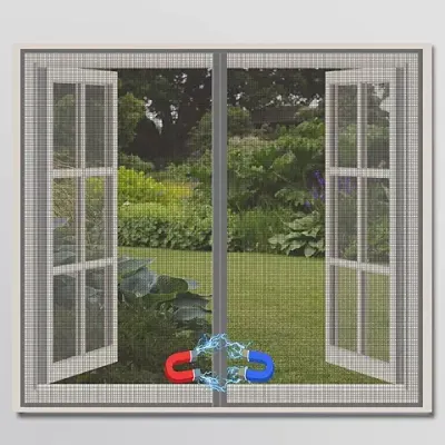 9. TurtleGrip Polyester Magnetic Window Mosquito Net