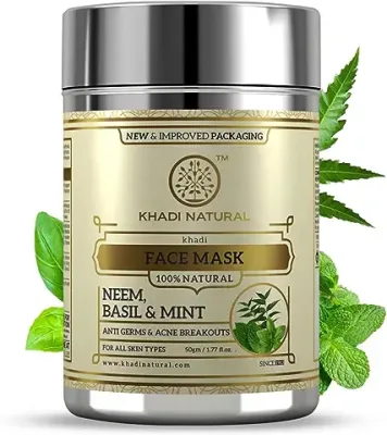 6. Khadi Natural Neem & Basil Face Pack