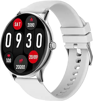 2. Fire-Boltt Phoenix Pro 1.39" Bluetooth Calling Smartwatch, AI Voice Assistant, Metal Body with 120+ Sports Modes, SpO2, Heart Rate Monitoring (Silver Grey)