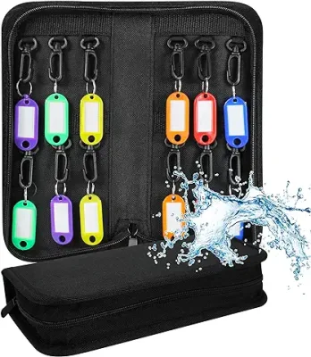 7. Portable Zippered Key Organizer