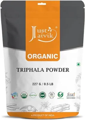 14. Just Jaivik Organic Triphala Churna Powder 227g