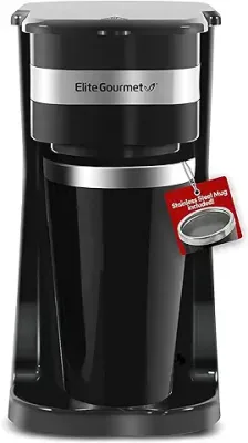 13. Elite Gourmet EHC113 Personal Single-Serve Compact Coffee Maker Brewer