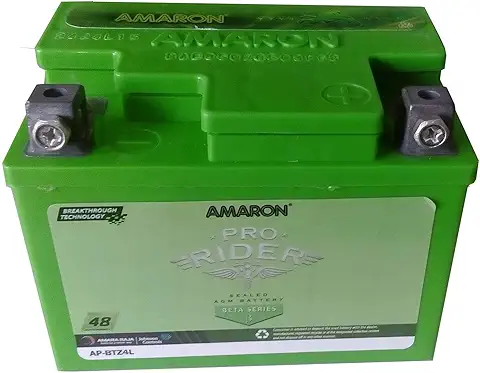 1. Amaron sealed lead acid AP-BTZ4L 4Ah 2-Wheeler Battery