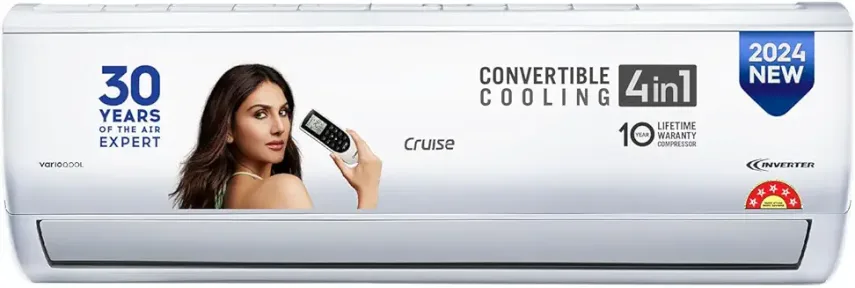 5. Cruise 1.5 Ton 5 Star Inverter Split AC with 7-Stage Air Filtration