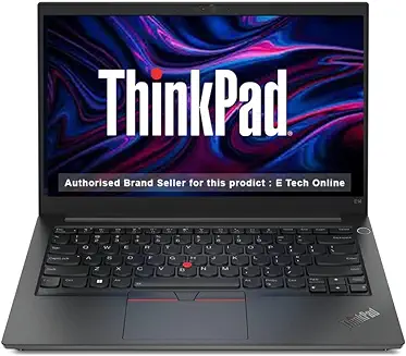15. Lenovo ThinkPad E14 AMD Ryzen 5 7530U 14" (35.56 cm) WUXGA IPS 300 Nits Thin and Light Laptop (16GB RAM/512GB SSD/Windows 11 Home/AMD Radeon Graphics/Backlit Keyboard/FPR/Black/1.41 kg), 21JRS00U00