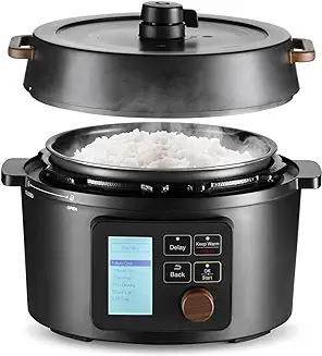 13. IRIS USA Pressure Rice Cooker Japanese 3 Qt. and 8-in-1 Electric Pressure Cooker