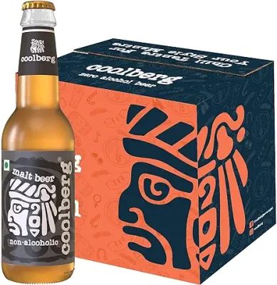 4. Coolberg Malt Non Alcoholic Beer 330ml Glass Bottle - Pack of 6 (330ml x 6)