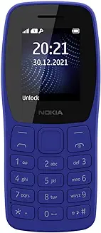 10. Nokia 105 Classic | Single SIM Keypad Phone with Built-in UPI Payments, Long-Lasting Battery, Wireless FM Radio, Charger in-Box | Blue