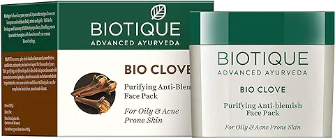9. Biotique Clove Oil Control Anti Blemish Face Pack