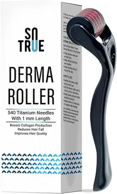 2. Sotrue Derma Roller For Hair Growth 1 mm with 540 Titanium Needles