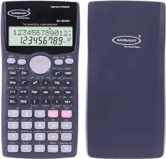 6. Bambalio BL-991MS 401 Functions and 2 Line LCD Display Scientific Calculator 3 Years Warranty
