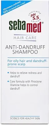 3. Sebamed Anti Dandruff Shampoo 200 ml I pH 5.5 I Reduces dandruff, scalp itching and irritation I Piroctone Olamine | phthalates, SLS and parabens free | 50% dandruff reduction in 2 weeks l Toxin free