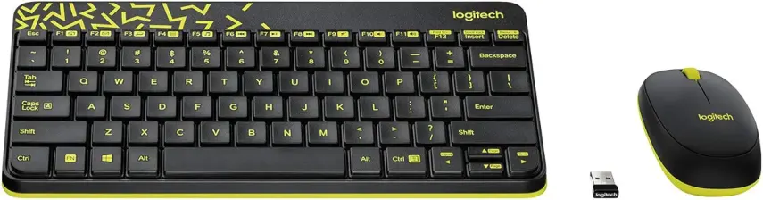 7. Logitech MK240 Nano Wireless USB Keyboard and Mouse Set