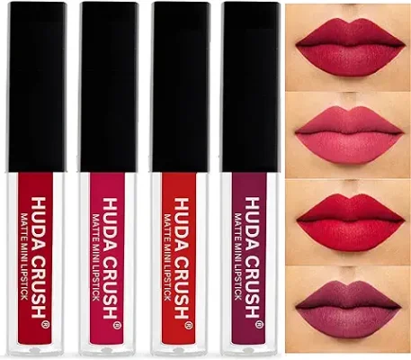 13. HUDACRUSH Beauty Set of 4 Liquid Matte Mini Lipsticks
