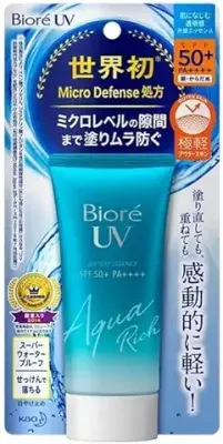10. BIORÉ UV Aqua Rich Watery Essence Sunscreen SPF 50+
