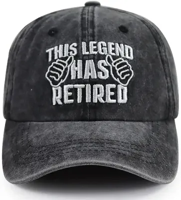The Legend Has Retired Baseball Cap