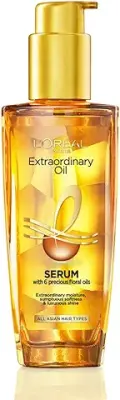 1. L’Oreal Paris Serum, Protection and Shine, For Dry, Flyaway & Frizzy Hair