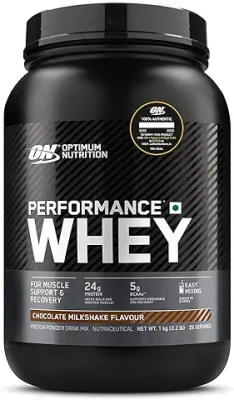9. OPTIMUM NUTRITION Performance Whey Protein Powder Blend with Isolate