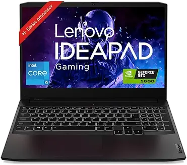 11. Lenovo IdeaPad Gaming 3 Intel Core i5-11320H 15.6" (39.62cm) FHD IPS 120Hz Gaming Laptop (16GB/512GB SSD/Win 11/Office 2021/NVIDIA GTX 1650 4GB/Alexa/3 Month Game Pass/Shadow Black/2.25Kg), 82K101LJIN