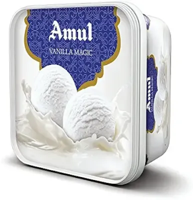 1. Amul Ice Cream, Vanilla Magic, 1L