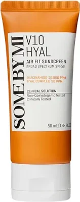 7. SOME BY MI V10 Hyal Air Fit Sunscreen