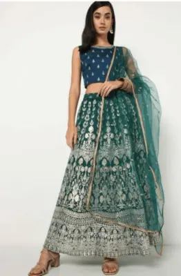 Avaasa Embellished Lehenga Choli Dupatta