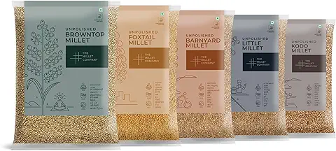 3. The Millet Company 500g Unpolished Combo Pack of 5
