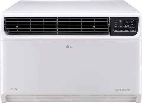 4. LG 1.5 Ton 5 Star DUAL Inverter Window AC (Copper, Convertible 4-in-1 cooling, RW-Q18WUZA, 2023 Model, HD Filter with Anti-Virus Protection, White)