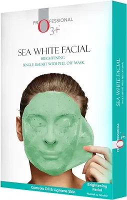 10. O3+ Sea White Brightening Facial Kit With Peel Off Mask