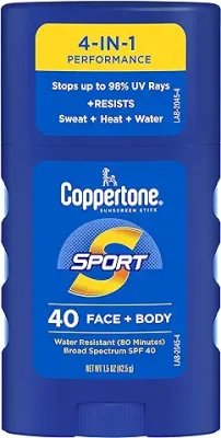9. Coppertone SPORT Sunscreen Stick SPF 40