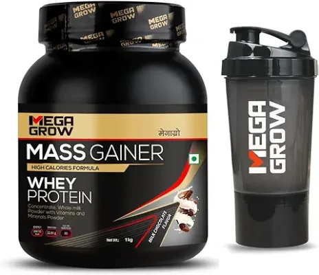 6. Megagrow Mass Gainer with Shaker 1kg
